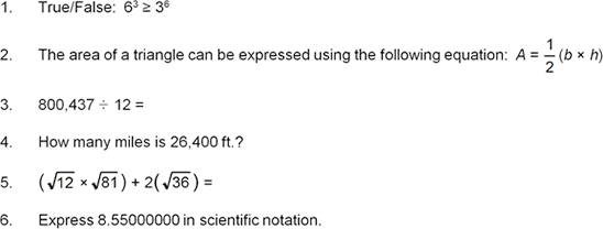 6 mathematical problems appear in Nemeth Code